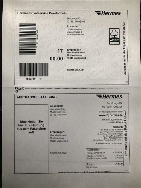 hermes versandetiketten kaufen|hermes paketschein drucken.